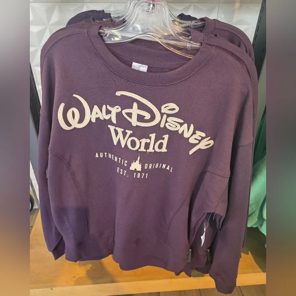 Disney Parks Eggplant Walt Disney World Sweatshirt - Picture 2 of 2